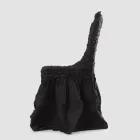 Elegant Chair Cover with Backrest for Lounge in Embroidered Linen - Panteo Viadurini