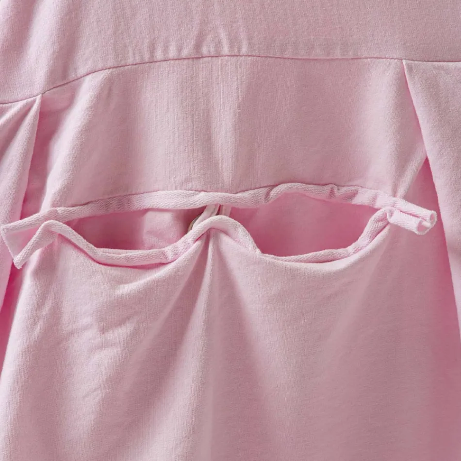 Elegant Chair Cover for Lounge in Colored Cotton with Backrest - Filippa Viadurini