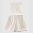 Elegant Chair Cover for the Lounge in Colored Cotton with Backrest - Filippa Viadurini