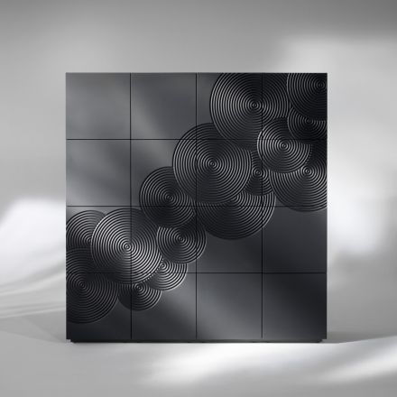 Modern design 8-door sideboard Ardesia, white, black or gold Viadurini