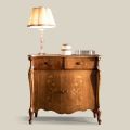 Classic Lounge Wooden Sideboard with Inlays Made in Italy - Ottaviano