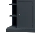 Sideboard with 1 Door, 1 Drawer and 3 Open Compartments Made in Italy - Hoder Viadurini