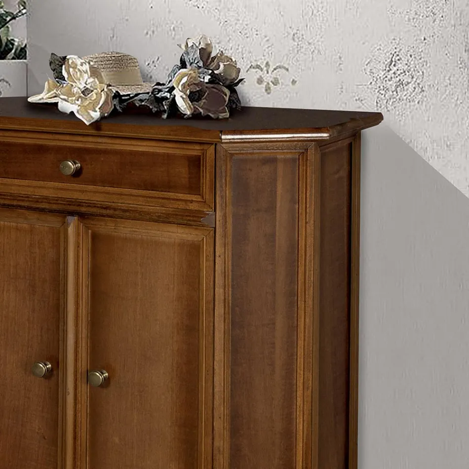 Sideboard with Drawer, 2 Doors and Internal Shelf Made in Italy - Semia Viadurini