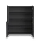 Lounge Sideboard Covered in Melamine Marble Finish Made in Italy - Zinc Viadurini