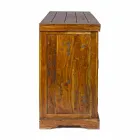 Classic Design Sideboard in Solid Acacia Wood Rustic Finish - Malaya Viadurini