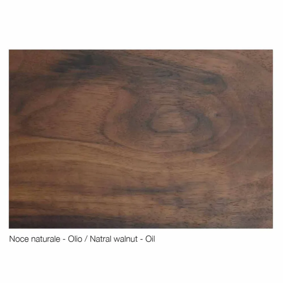 Modern design sideboard in solid wood, W192 x D 50 cm, Teresa Viadurini