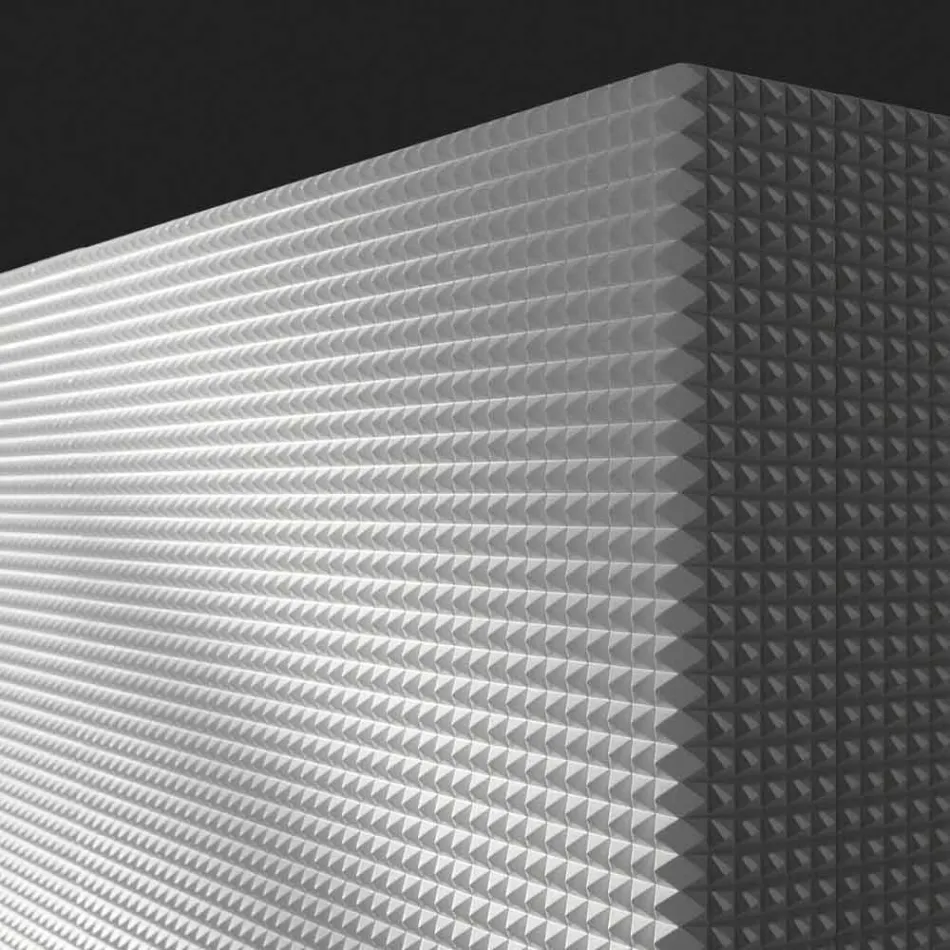 Design sideboard with 2 white, black or gold flora models Viadurini