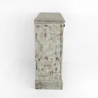 Solid Spruce Wood Sideboard with Internal Shelves Made in Italy - Pierrot Viadurini