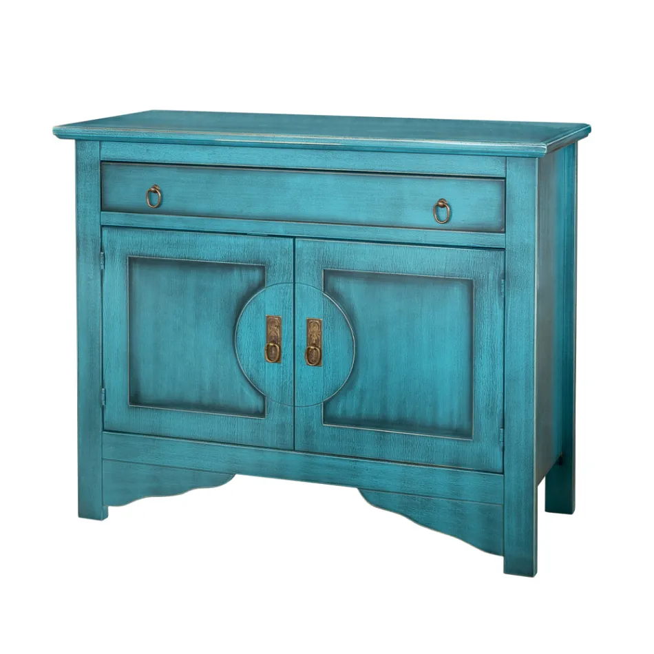 Wooden Sideboard of Different Finishes Made in Italy - Ashvin Viadurini