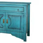 Wooden Sideboard of Different Finishes Made in Italy - Ashvin Viadurini