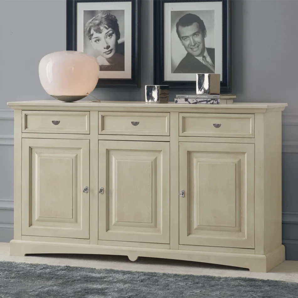 Wooden Sideboard of Different Finishes Made in Italy - Magni Viadurini