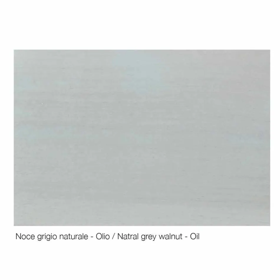 Modern sideboard with 3 doors in natural walnut, W 215 x D 50 cm, Flora Viadurini