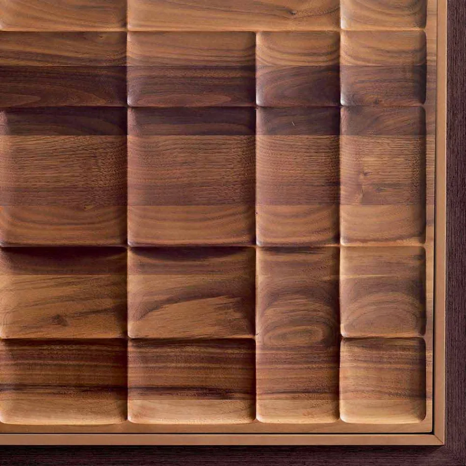 Modern design sideboard with 3 solid wood Anna doors Viadurini