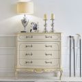 Classic Lounge Sideboard White Wood or Walnut Made in Italy - Chantilly