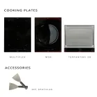 Outdoor Kitchen 140x65x93 cm Made of Solid Teak and Aluminium - Convivial Viadurini