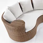Garden Daybad in Polyrattan Fibre 2 Elements - Woman Viadurini