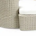 Garden Daybad in Polyrattan Fibre 2 Elements - Woman Viadurini