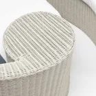 Garden Daybad in Polyrattan Fibre 2 Elements - Woman Viadurini
