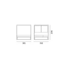 Outdoor Daybed with Reclining White Aluminium Structure - Jurica Viadurini