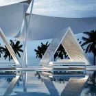 Luxury Garden Daybed in Aluminium and Fabric - Frame Vineyard by Vondom Viadurini