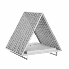 Luxury Garden Daybed in Aluminium and Fabric - Frame Vineyard by Vondom Viadurini