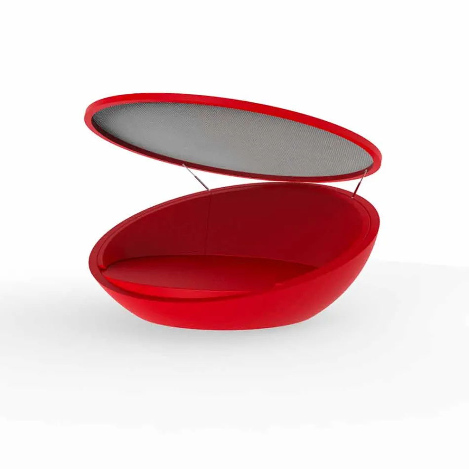 Modern design daybed Ulm by Vondom, in polyethylene resin Viadurini