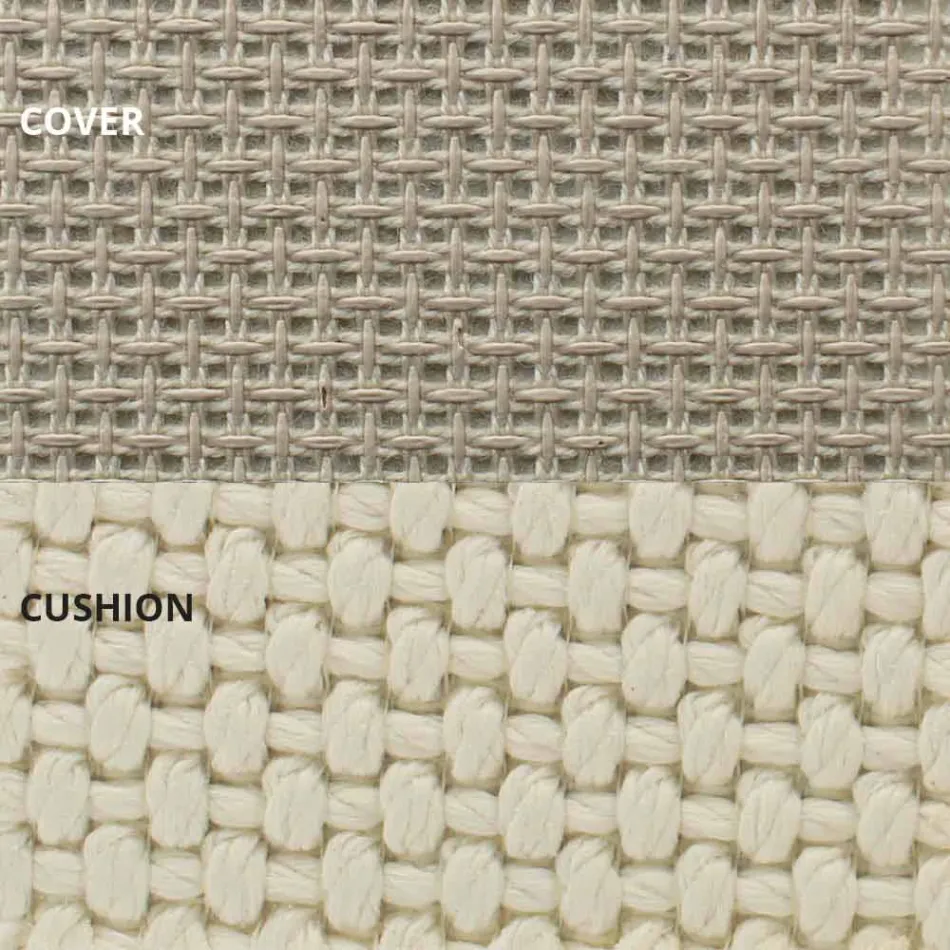 Outdoor Daybed in Aluminium and Luxury Design Fabric - Frame Vineyard by Vondom Viadurini