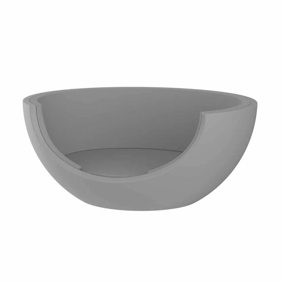 Daybed for Outdoor Luxury Circular Design in Polyethylene - Ulm Moon by Vondom Viadurini