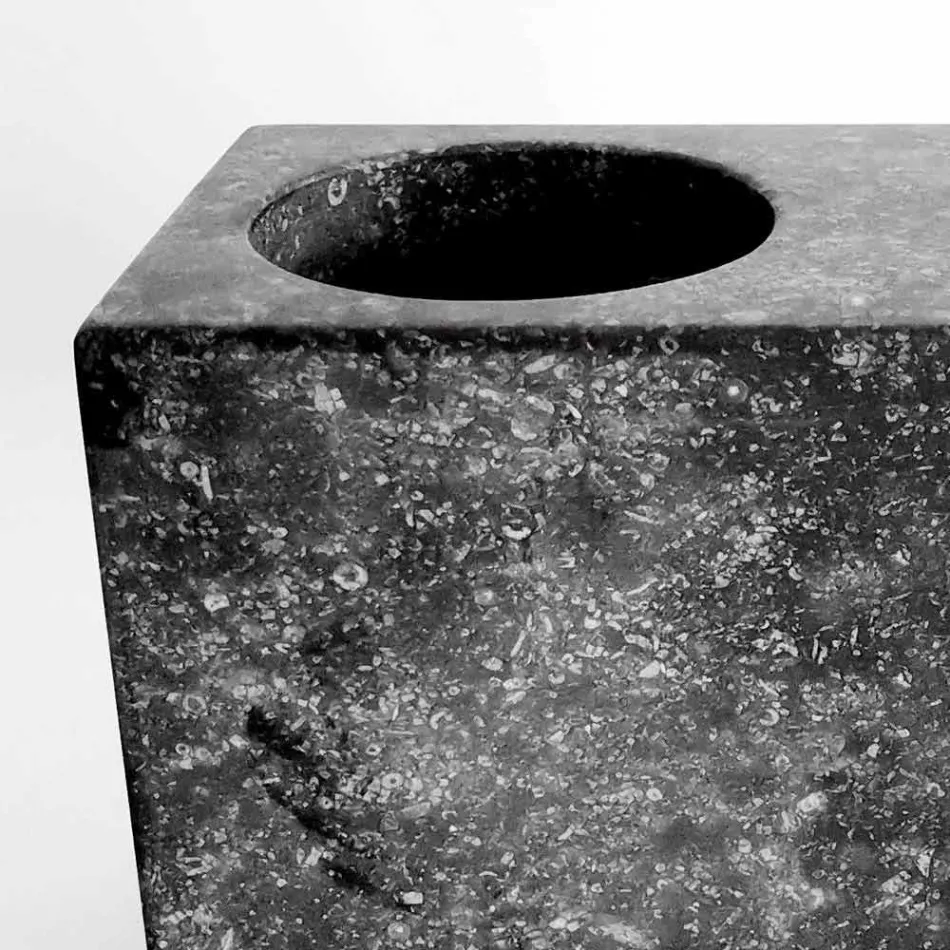 Liquid Soap Dispenser with Marble Glass Made in Italy - Clik Viadurini