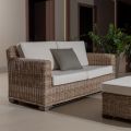 2 or 3 Seater Outdoor Sofa in Grey Kubù with Cushions – Cerys