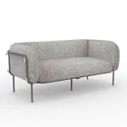 2 Seater Outdoor Sofa with Padded Seat Made in Italy - Planter Viadurini