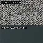 2 Seater Outdoor Sofa with Padded Seat Made in Italy - Planter Viadurini