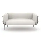 2 Seater Outdoor Sofa with Padded Seat Made in Italy - Planter Viadurini