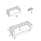 2-Seater Lounge Sofa with Reclining Headrest Made in Italy - Unleashed Viadurini