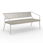 2 Seater Sofa for the Garden with Cushion Included Made in Italy - Prato Viadurini