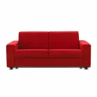 3 seater maxi sofa modern design eco-leather / fabric made in Italy Mora Viadurini