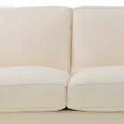 3 Seater Sofa Covered in High Quality Made in Italy Fabric - Andromeda Viadurini