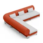 Lounge Corner Sofa in Polyethylene of Different Colours - Orbis Viadurini