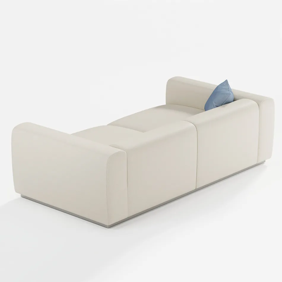 Outdoor Sectional Sofa in Marine Plywood Made in Italy - Bahias Viadurini