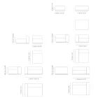 Modular Outdoor Sofa in Water-Repellent Fabric Made in Italy - Bahias Viadurini