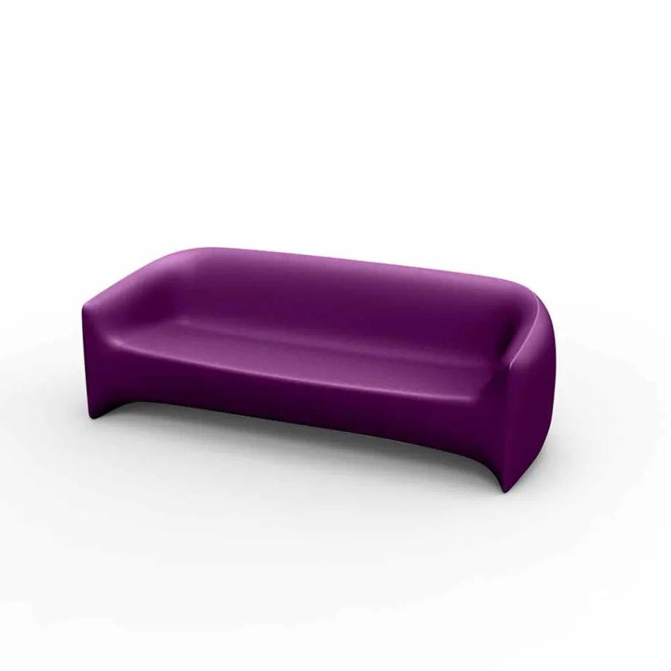 Design outdoor sofa in Blow by Vondom polyethylene resin Viadurini