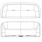 Design outdoor sofa in Blow by Vondom polyethylene resin Viadurini