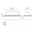 Ufo by Vondom design outdoor sofa in polyethylene resin Viadurini