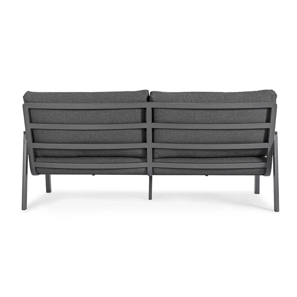 Outdoor Sofa in Fabric with Aluminium Structure, Homemotion - Cara Viadurini