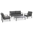 Outdoor Sofa in Fabric with Aluminium Structure, Homemotion - Cara Viadurini