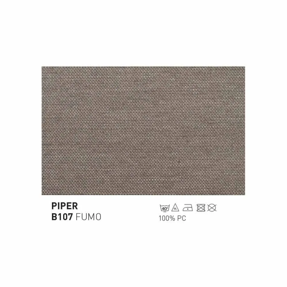 Modern Varaschin Emma outdoor sofa in fabric and metal Viadurini