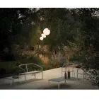 Garden Sofa with Aluminium Base and Textilene Seat Made in Italy - Maureen Viadurini