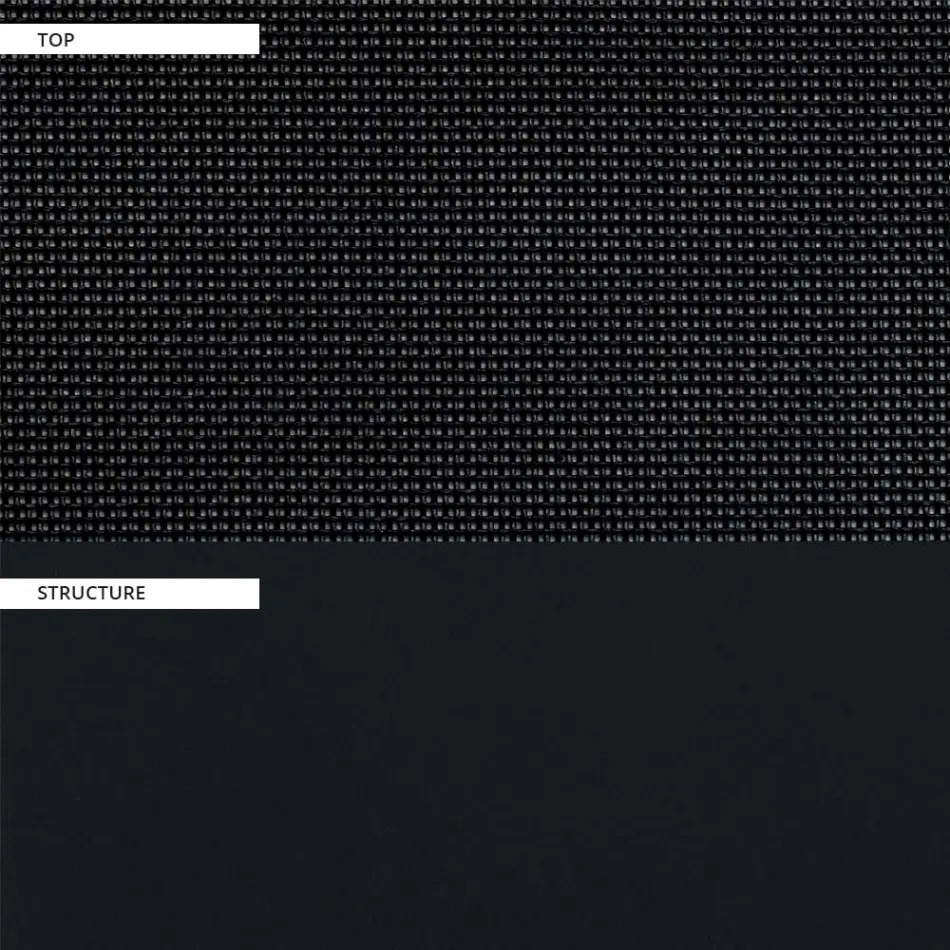 Garden Sofa with Aluminium Base and Textilene Seat Made in Italy - Maureen Viadurini