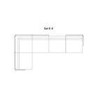 Modular Garden Sofa Made in Italy - Rubik Viadurini