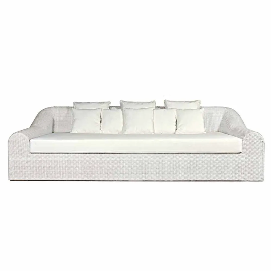 Garden sofa by the large hand-woven Cooper Viadurini